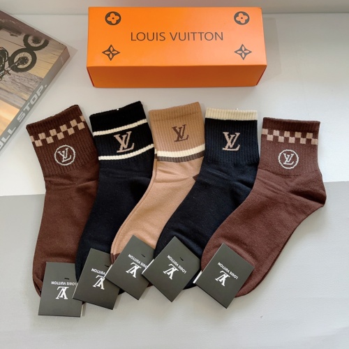 Replica Louis Vuitton LV Socks #1233488 $29.00 USD for Wholesale