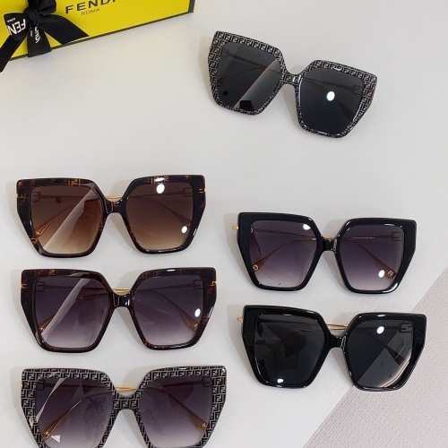 Replica Fendi AAA Quality Sunglasses #1233572 $64.00 USD for Wholesale