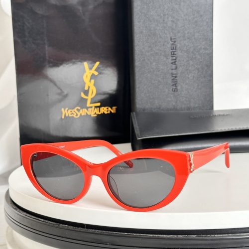 Cheap Yves Saint Laurent YSL AAA Quality Sunglasses #1234631, $$52.00 USD On Yves Saint Laurent YSL AAA Quality Sunglasses