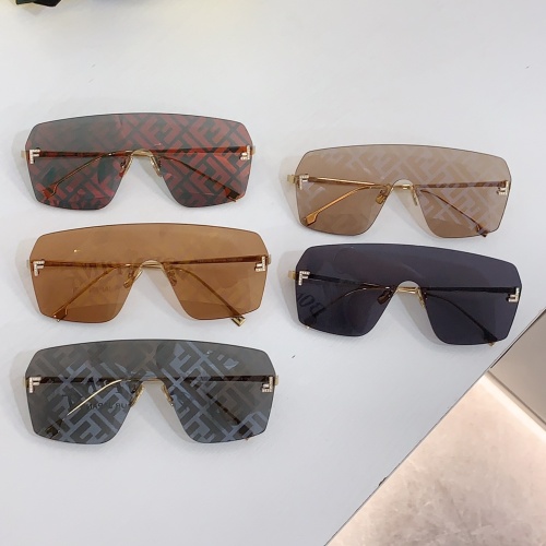 Replica Fendi AAA Quality Sunglasses #1235251 $45.00 USD for Wholesale