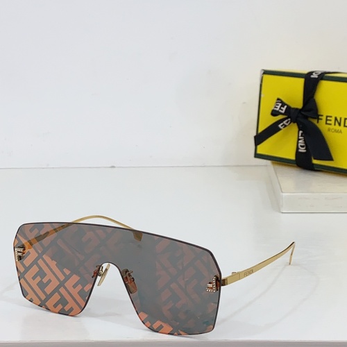 Cheap Fendi AAA Quality Sunglasses #1235253, $$45.00 USD On Fendi AAA Quality Sunglasses