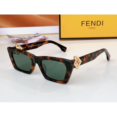 Cheap Fendi AAA Quality Sunglasses #1235286, $$64.00 USD On Fendi AAA Quality Sunglasses