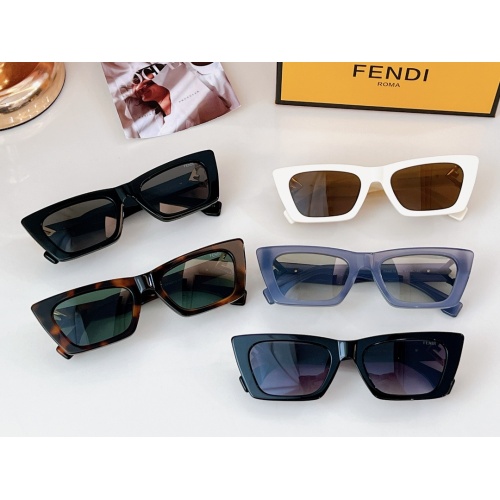 Replica Fendi AAA Quality Sunglasses #1235287 $64.00 USD for Wholesale