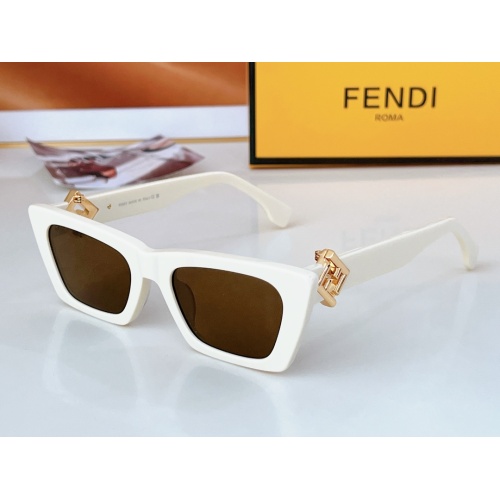 Cheap Fendi AAA Quality Sunglasses #1235289, $$64.00 USD On Fendi AAA Quality Sunglasses