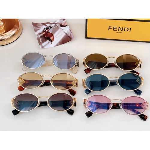 Replica Fendi AAA Quality Sunglasses #1235298 $64.00 USD for Wholesale