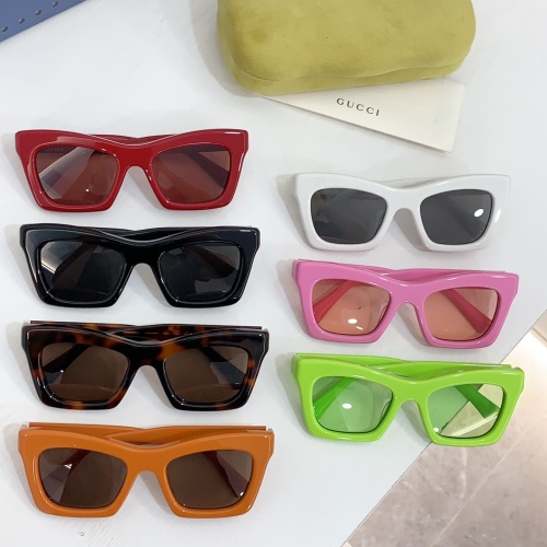 Replica Gucci AAA Quality Sunglasses #1235362 $60.00 USD for Wholesale