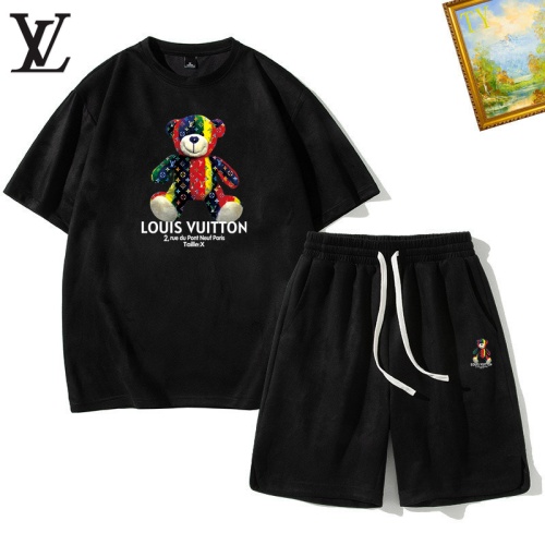 Cheap Louis Vuitton LV Tracksuits Short Sleeved For Men #1235403, $$48.00 USD On Louis Vuitton LV Tracksuits