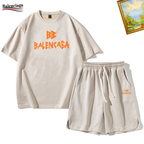 Cheap Balenciaga Fashion Tracksuits Short Sleeved For Men #1235446, $$48.00 USD On Balenciaga Fashion Tracksuits