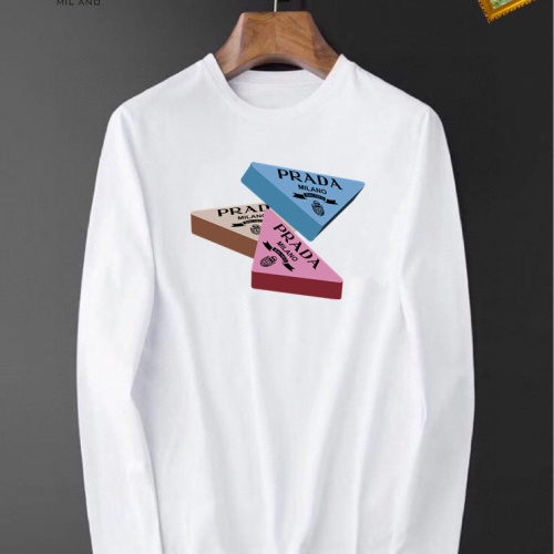 Cheap Prada T-Shirts Long Sleeved For Unisex #1235556, $$34.00 USD On Prada T-Shirts