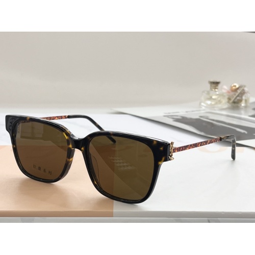 Cheap Yves Saint Laurent YSL AAA Quality Sunglasses #1235854, $$60.00 USD On Yves Saint Laurent YSL AAA Quality Sunglasses