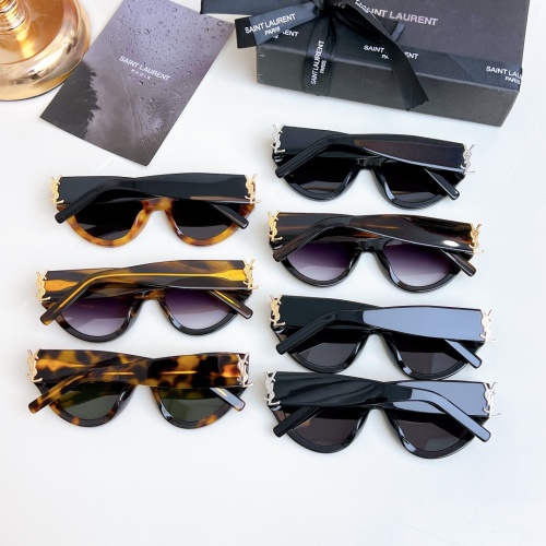 Replica Yves Saint Laurent YSL AAA Quality Sunglasses #1235863 $60.00 USD for Wholesale