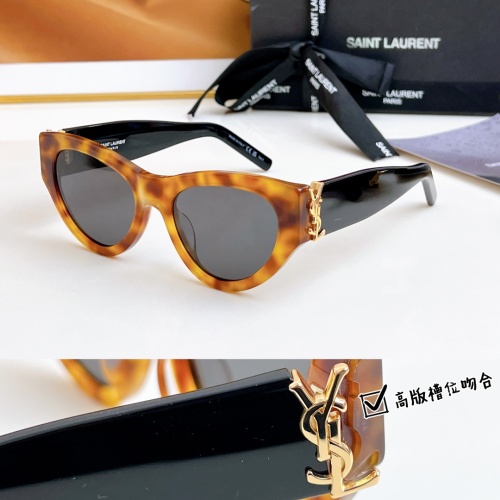 Cheap Yves Saint Laurent YSL AAA Quality Sunglasses #1235864, $$60.00 USD On Yves Saint Laurent YSL AAA Quality Sunglasses