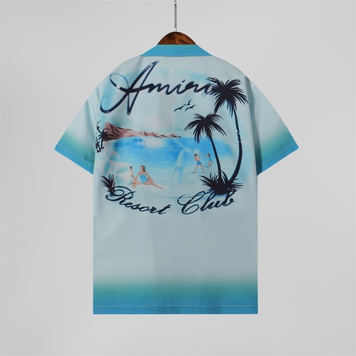 Replica Amiri Shirts Short Sleeved For Men #1235933 $36.00 USD for Wholesale