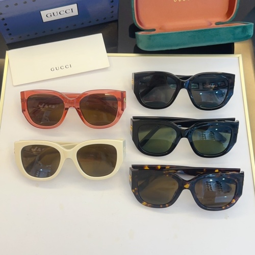 Replica Gucci AAA Quality Sunglasses #1236419 $52.00 USD for Wholesale