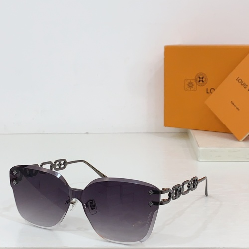 Cheap Louis Vuitton AAA Quality Sunglasses #1236443, $$60.00 USD On Louis Vuitton AAA Quality Sunglasses