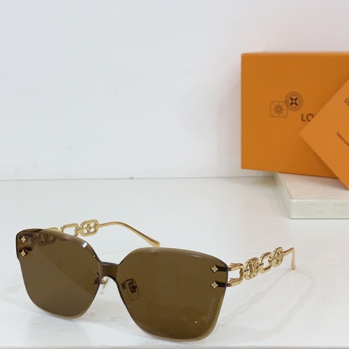 Cheap Louis Vuitton AAA Quality Sunglasses #1236444, $$60.00 USD On Louis Vuitton AAA Quality Sunglasses