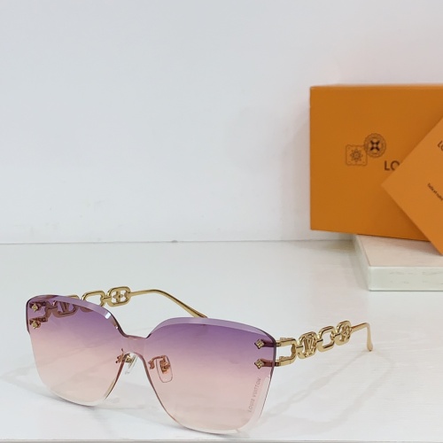 Cheap Louis Vuitton AAA Quality Sunglasses #1236447, $$60.00 USD On Louis Vuitton AAA Quality Sunglasses