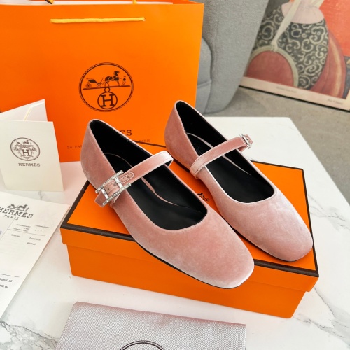 Cheap Hermes Flat Shoes For Women #1236591, $$98.00 USD On Hermes Flat Shoes