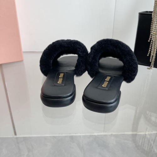 Replica MIU MIU Slippers For Women #1236679 $96.00 USD for Wholesale