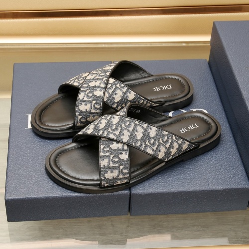 Replica Christian Dior Slippers For Men #1237211 $72.00 USD for Wholesale