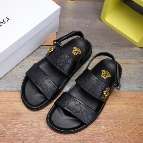 Replica Versace Sandal For Men #1237309 $56.00 USD for Wholesale