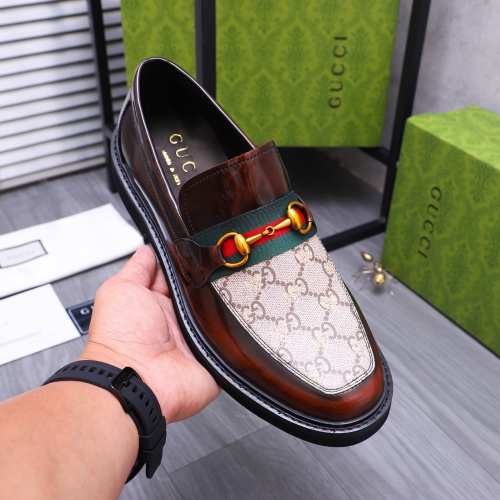 Replica Gucci Oxfords Shoes For Men #1237317 $96.00 USD for Wholesale