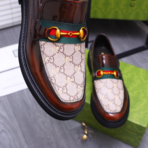 Replica Gucci Oxfords Shoes For Men #1237317 $96.00 USD for Wholesale