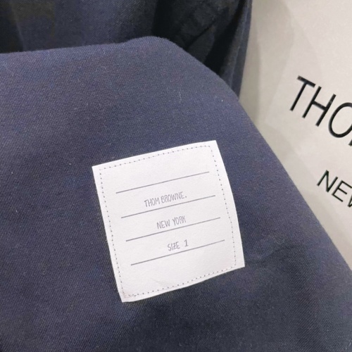 Replica Thom Browne TB Shirts Long Sleeved For Unisex #1237325 $56.00 USD for Wholesale