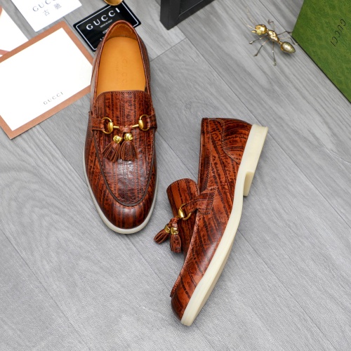 Replica Gucci Oxfords Shoes For Men #1237336 $115.00 USD for Wholesale