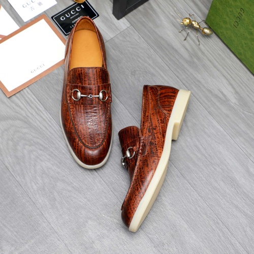 Replica Gucci Oxfords Shoes For Men #1237341 $115.00 USD for Wholesale