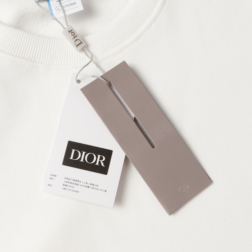 Replica Christian Dior Hoodies Long Sleeved For Unisex #1237395 $52.00 USD for Wholesale