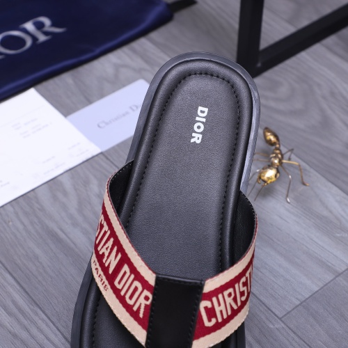 Replica Christian Dior Slippers For Men #1237402 $42.00 USD for Wholesale