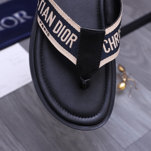 Replica Christian Dior Slippers For Men #1237405 $42.00 USD for Wholesale