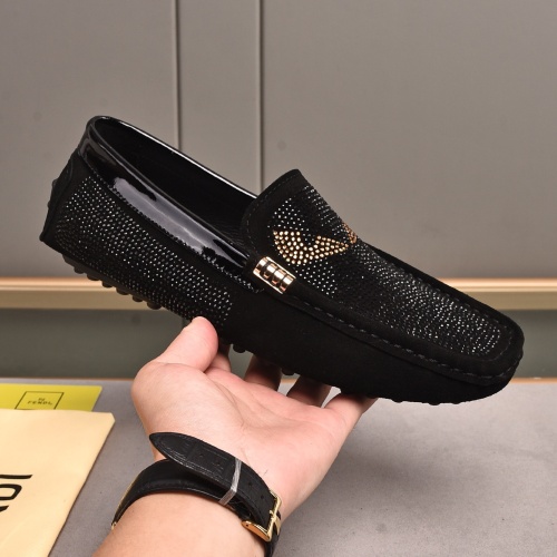 Replica Fendi Leather Shoes For Men #1237488 $76.00 USD for Wholesale