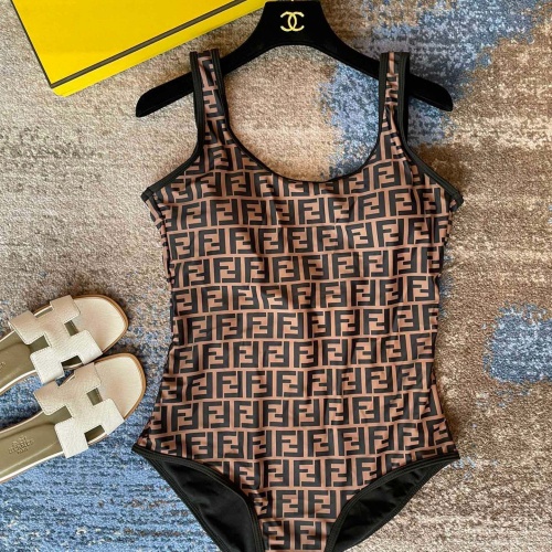 Cheap Fendi Bathing Suits Sleeveless For Women #1237598, $$41.00 USD On Fendi Bathing Suits