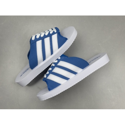 Replica Adidas Slippers For Women #1237637 $56.00 USD for Wholesale