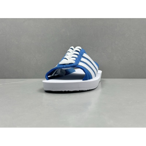 Replica Adidas Slippers For Men #1237638 $56.00 USD for Wholesale