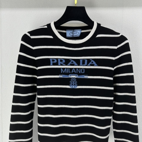 Replica Prada Sweater Long Sleeved For Women #1237723 $88.00 USD for Wholesale