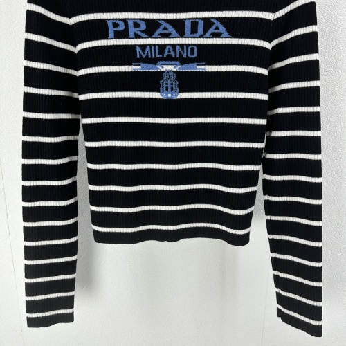 Replica Prada Sweater Long Sleeved For Women #1237723 $88.00 USD for Wholesale