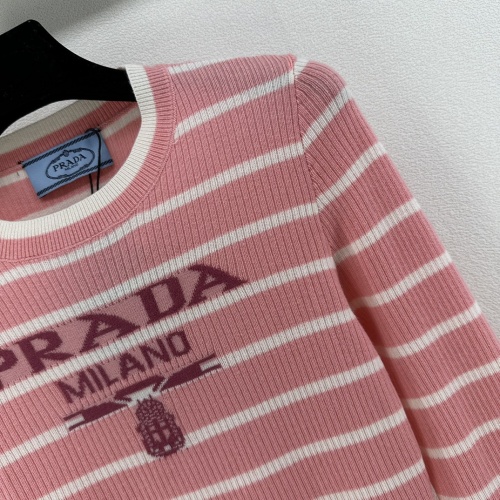 Replica Prada Sweater Long Sleeved For Women #1237724 $88.00 USD for Wholesale