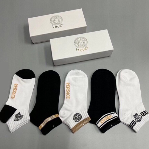 Cheap Versace Socks For Men #1237838, $$27.00 USD On Versace Socks