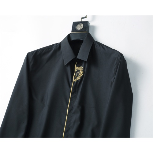 Replica Versace Shirts Long Sleeved For Men #1238291 $41.00 USD for Wholesale