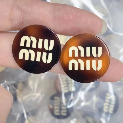 Cheap MIU MIU Earrings For Women #1238637, $$25.00 USD On MIU MIU Earrings