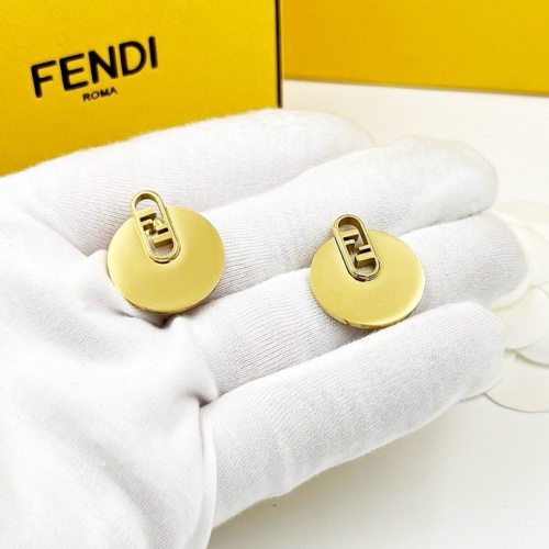 Cheap Fendi Earrings For Women #1238744, $$25.00 USD On Fendi Earrings