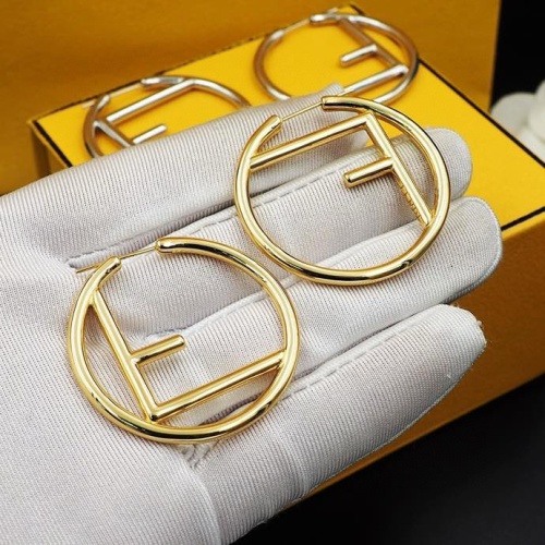 Cheap Fendi Earrings For Women #1238745, $$25.00 USD On Fendi Earrings