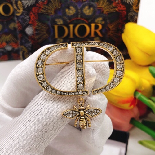 Replica Christian Dior Brooches For Women #1238934 $29.00 USD for Wholesale