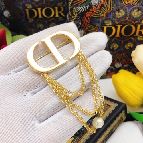 Replica Christian Dior Brooches For Women #1238942 $27.00 USD for Wholesale