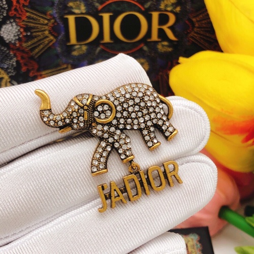 Replica Christian Dior Brooches For Women #1238957 $32.00 USD for Wholesale