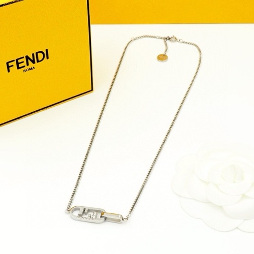 Cheap Fendi Necklaces #1239073, $$27.00 USD On Fendi Necklaces