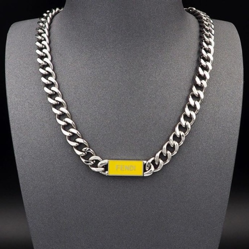 Replica Fendi Necklaces #1239150 $29.00 USD for Wholesale